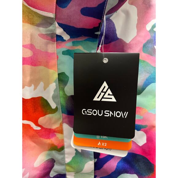 Vibrant Multicolor Women's Ski Jacket - Picture 12 of 12